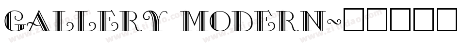 gallery modern字体转换